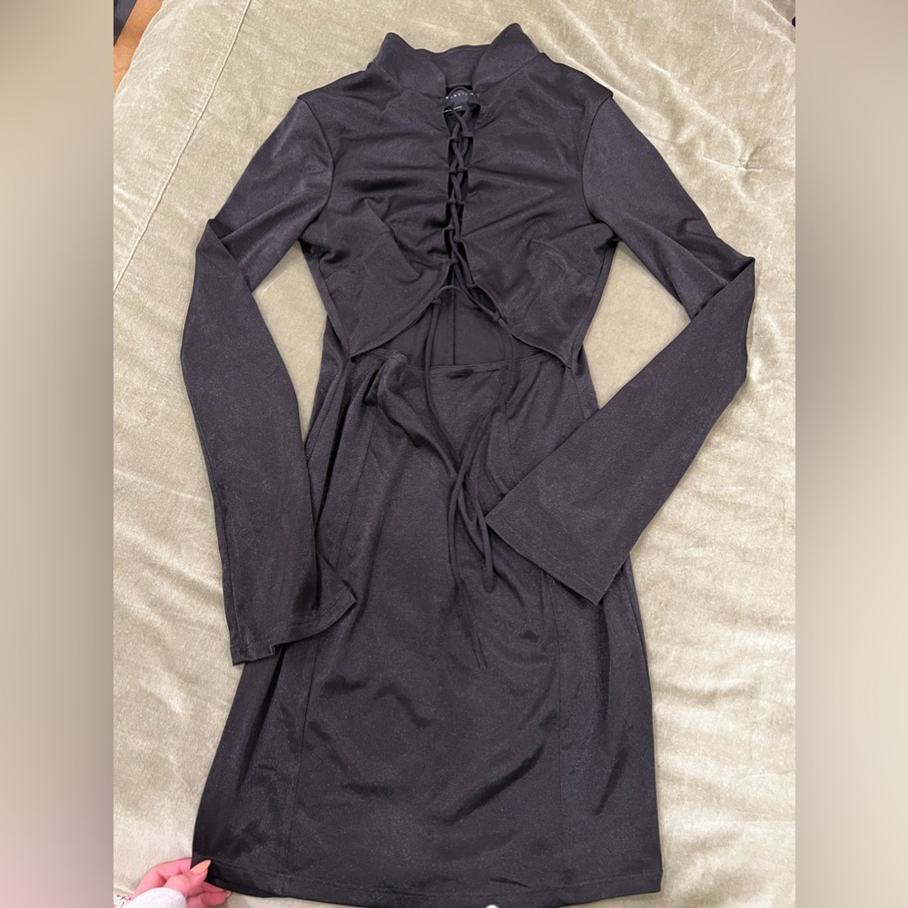 ASOS Tie-Up Mini Dress